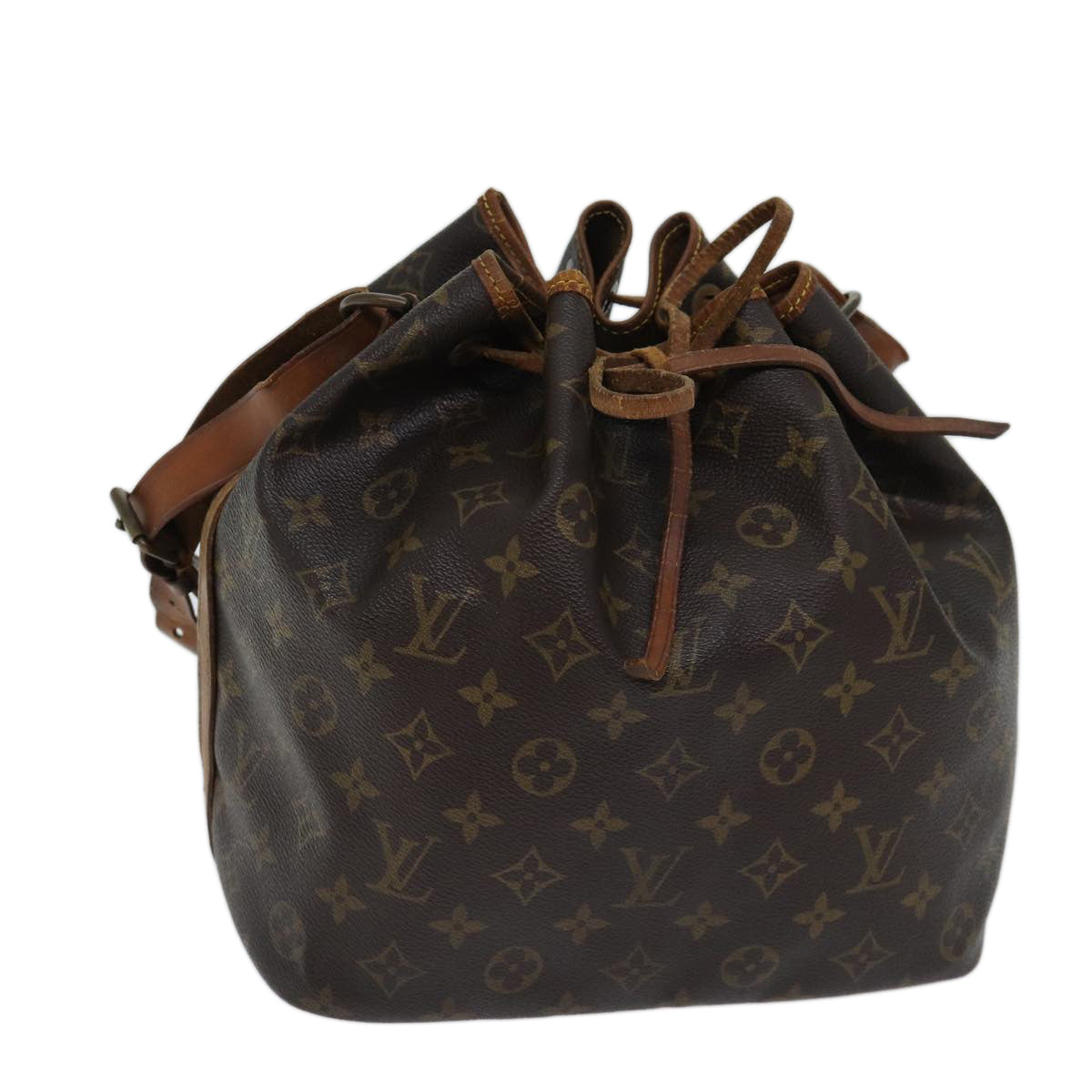 LOUIS VUITTON Monogram Petit Noe Shoulder Bag M42226 LV 69309