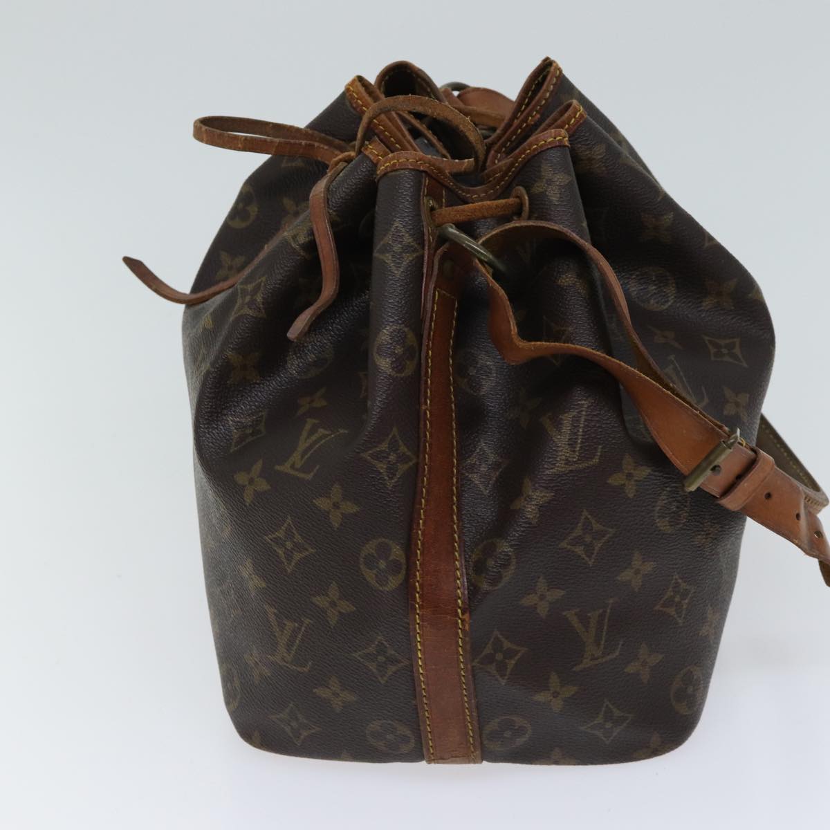 LOUIS VUITTON Monogram Petit Noe Shoulder Bag M42226 LV 69309