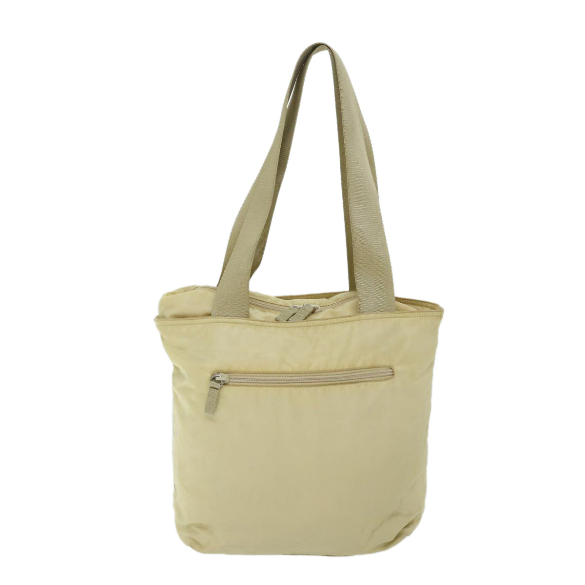 Luxury PradaShoulder Bag Nylon Cream 69347