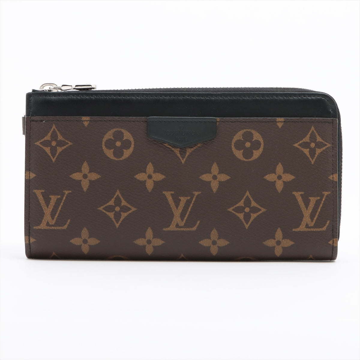 Louis Vuitton Monogram Zippyr Dragon M69407 Black x Brown Round Zipper Wallet
