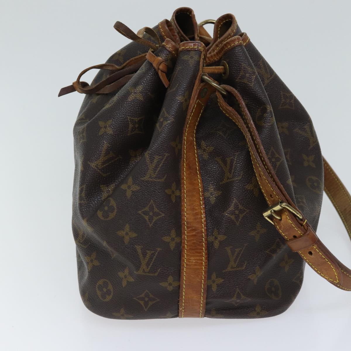 LOUIS VUITTON Monogram Petit Noe Shoulder Bag M42226 LV 69375