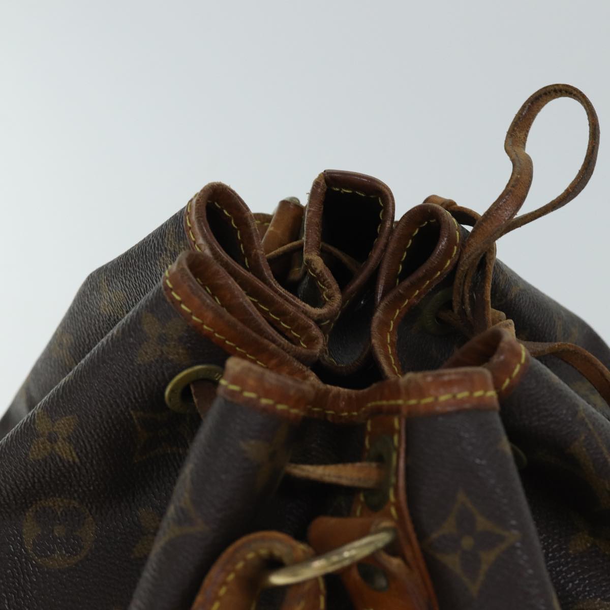 LOUIS VUITTON Monogram Petit Noe Shoulder Bag M42226 LV 69375