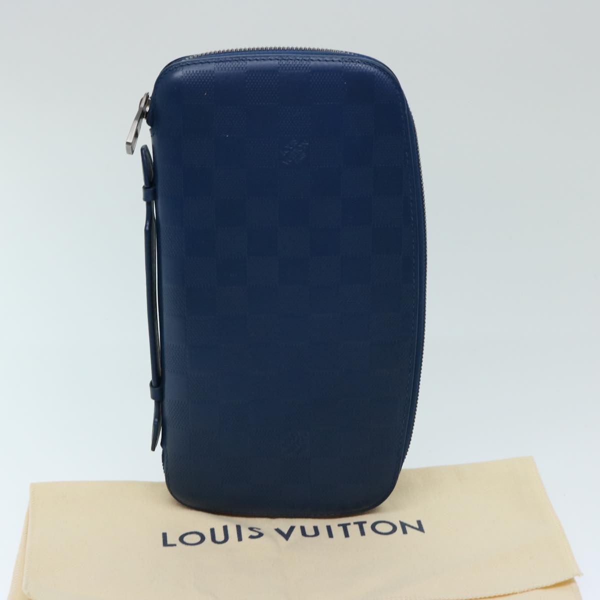 LOUIS VUITTON Damier Infini Organizer Atholl Bag Blue Neptune N41396 69401