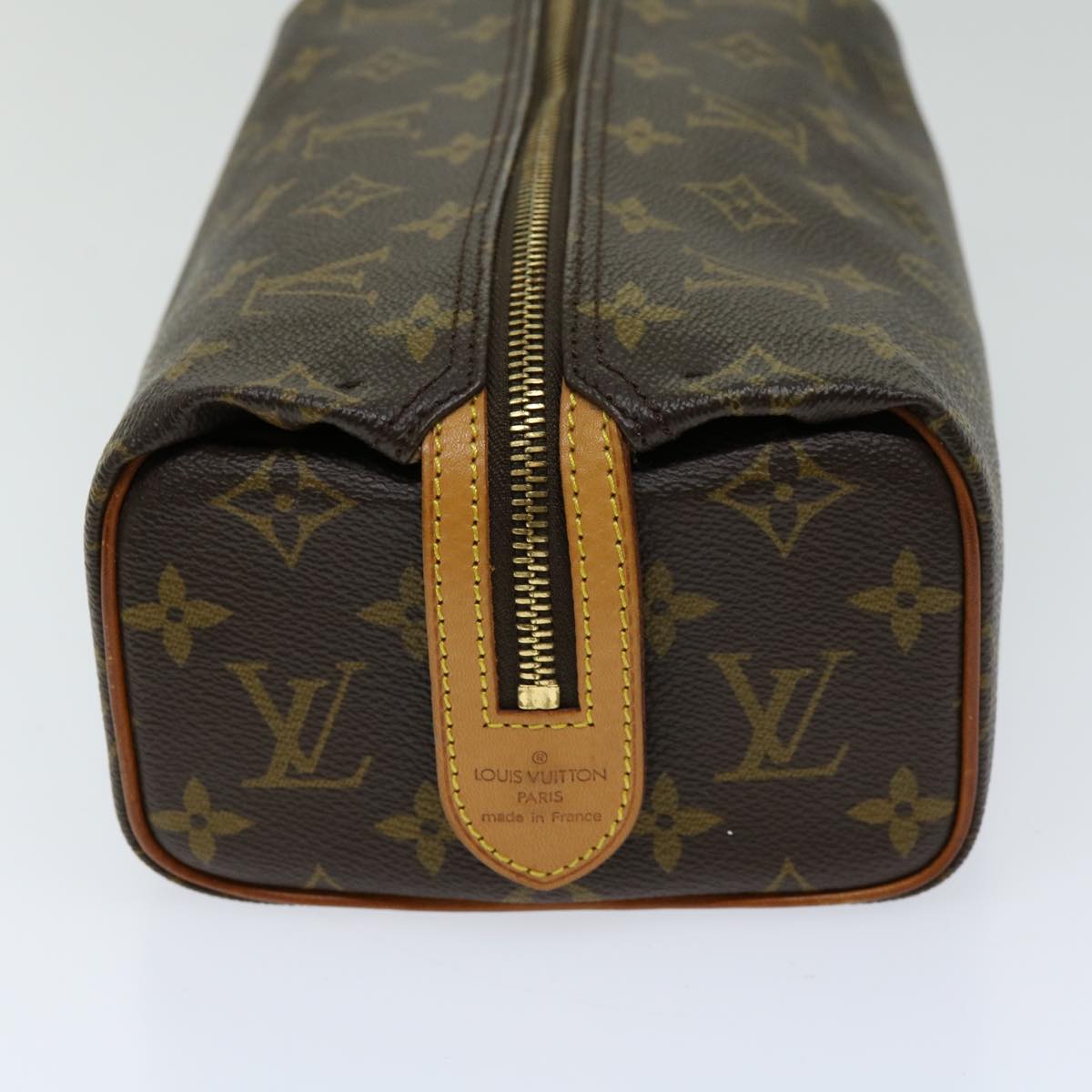 LOUIS VUITTON Monogram Trousse Patte Pression Cosmetic Pouch M47636 69415