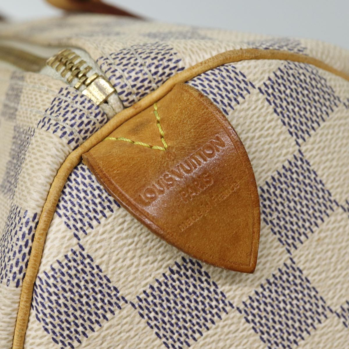 LOUIS VUITTON Damier Azur Speedy 30 Hand Bag N41533 LV 69423