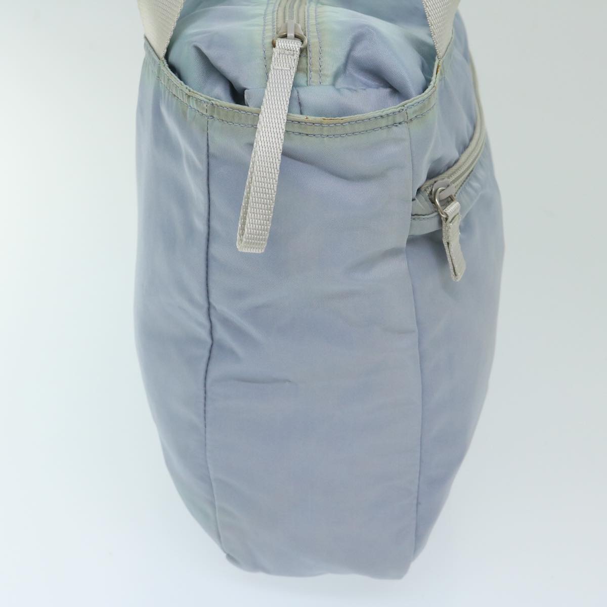 Luxury PradaTote Bag Nylon Light Blue 69439