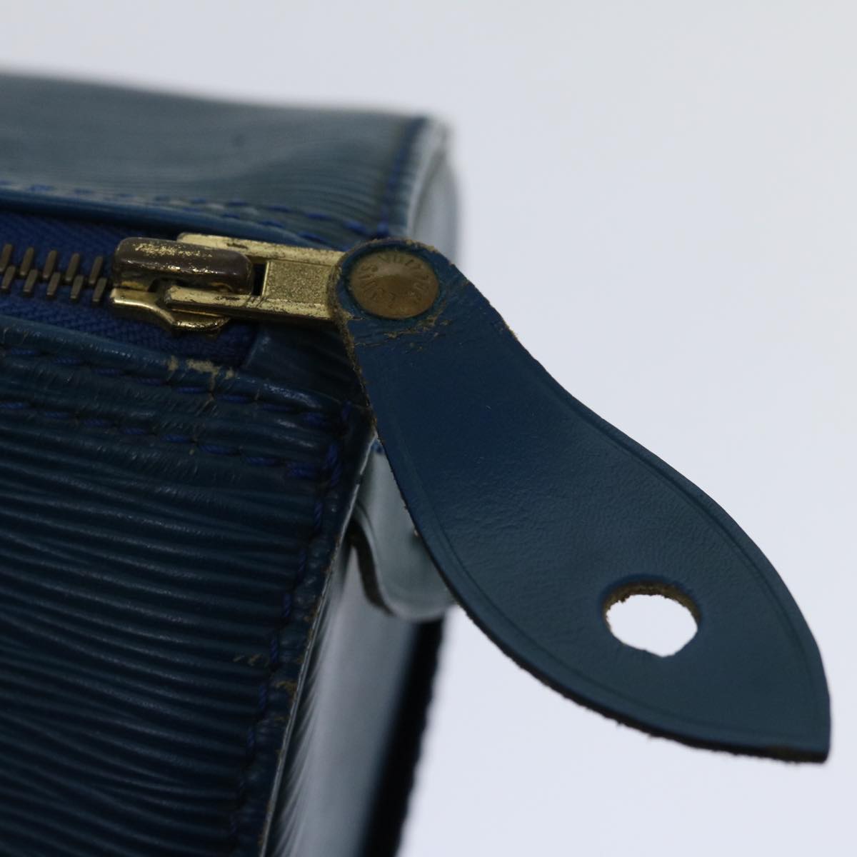 LOUIS VUITTON Epi Speedy 30 Hand Bag Toledo Blue M43005 LV 69462