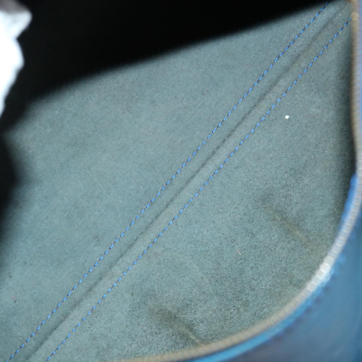 LOUIS VUITTON Epi Speedy 30 Hand Bag Toledo Blue M43005 LV 69462