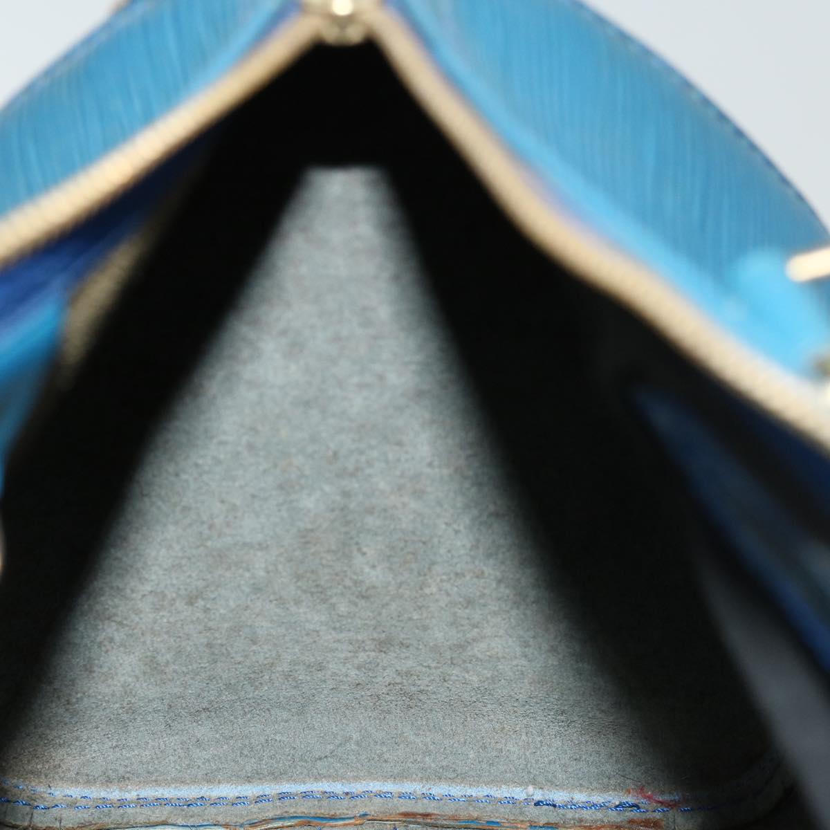LOUIS VUITTON Epi Speedy 30 Hand Bag Toledo Blue M43005 LV 69462