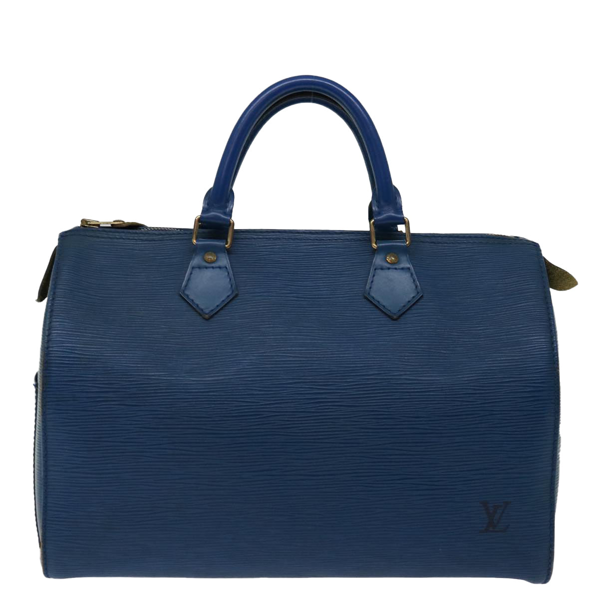 LOUIS VUITTON Epi Speedy 30 Hand Bag Toledo Blue M43005 LV 69462