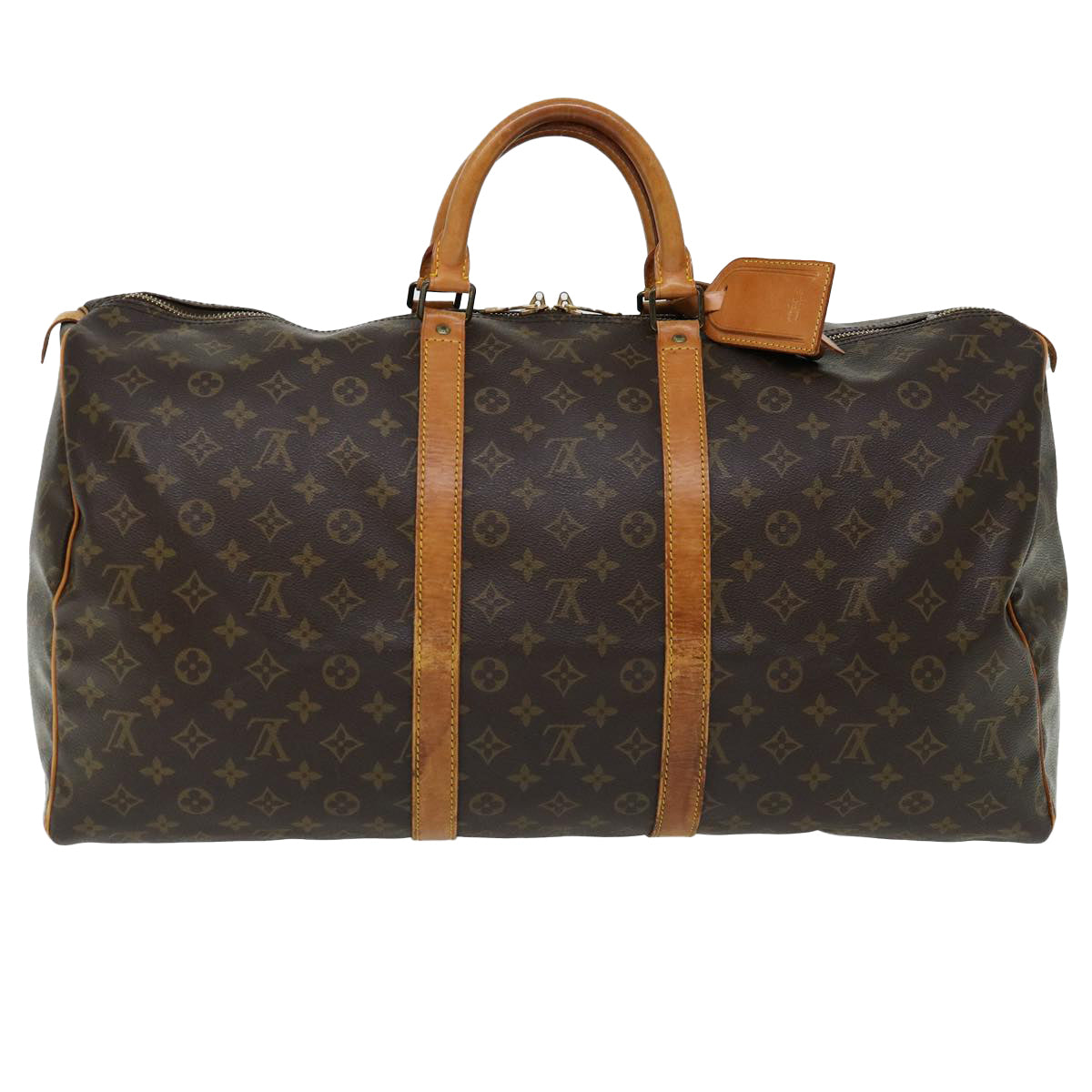 LOUIS VUITTON Monogram Keepall 55 Boston Bag M41424 LV 69492