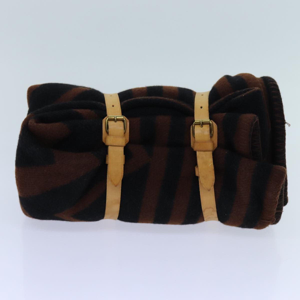 LOUIS VUITTON Pred Karakoram Blanket Wool Brown M74966 LV 69497