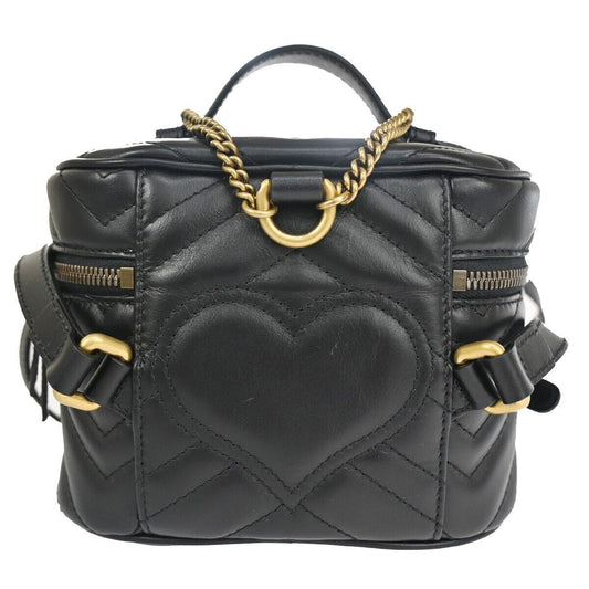Luxury Gucci Trending 2025 Marmont  Leather Backpack Bag ()