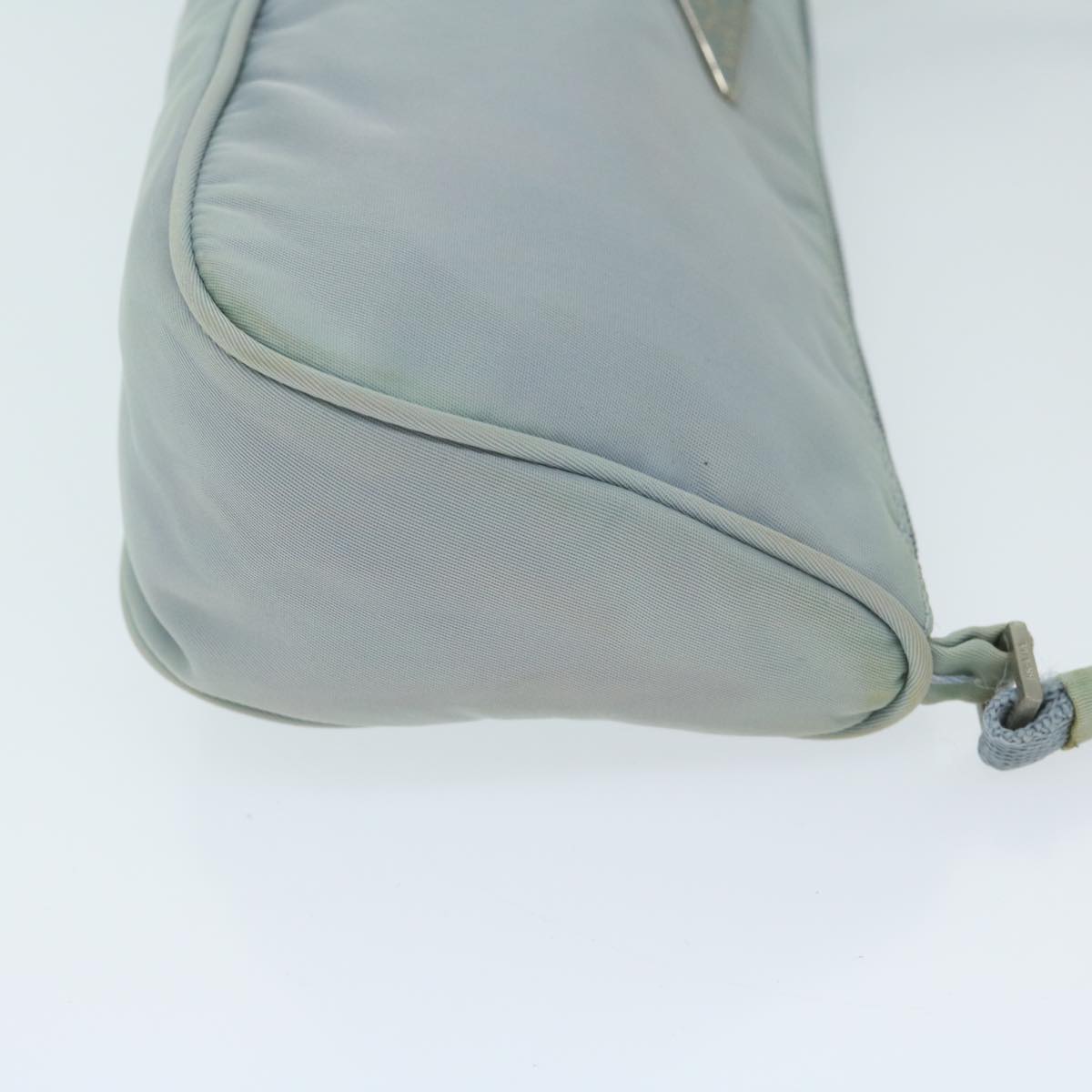 Luxury PradaAccessory Pouch Nylon Light Blue 69506