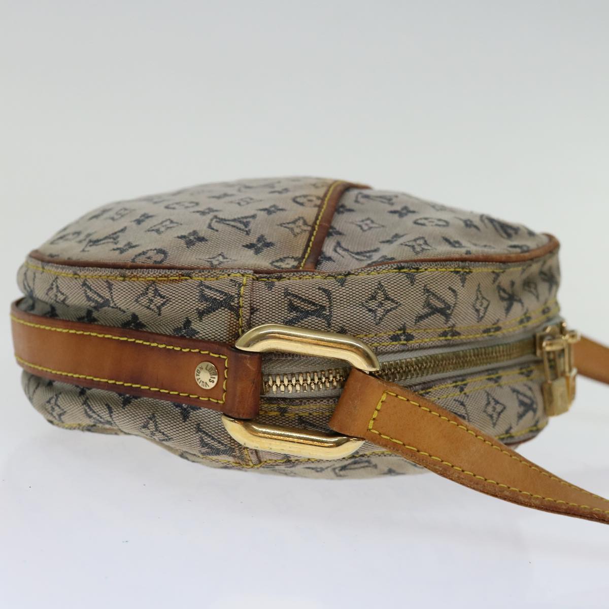 LOUIS VUITTON Monogram Mini Jeanne GM Shoulder Bag Blue M92000 LV 69508