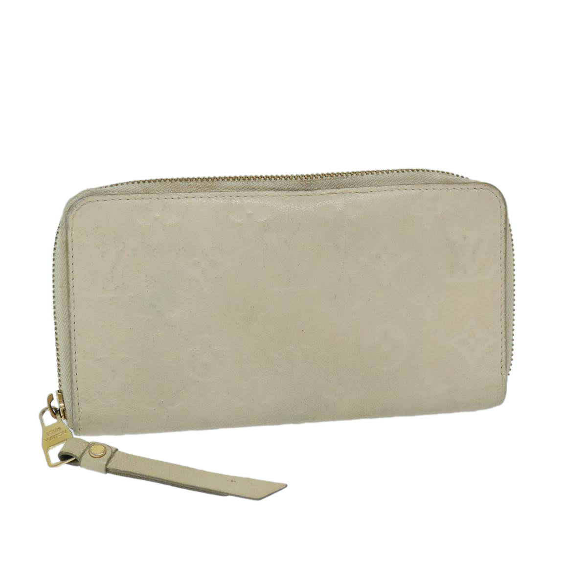 LOUIS VUITTON Empreinte Portefeuille Secret Ron Wallet White M93437 69536