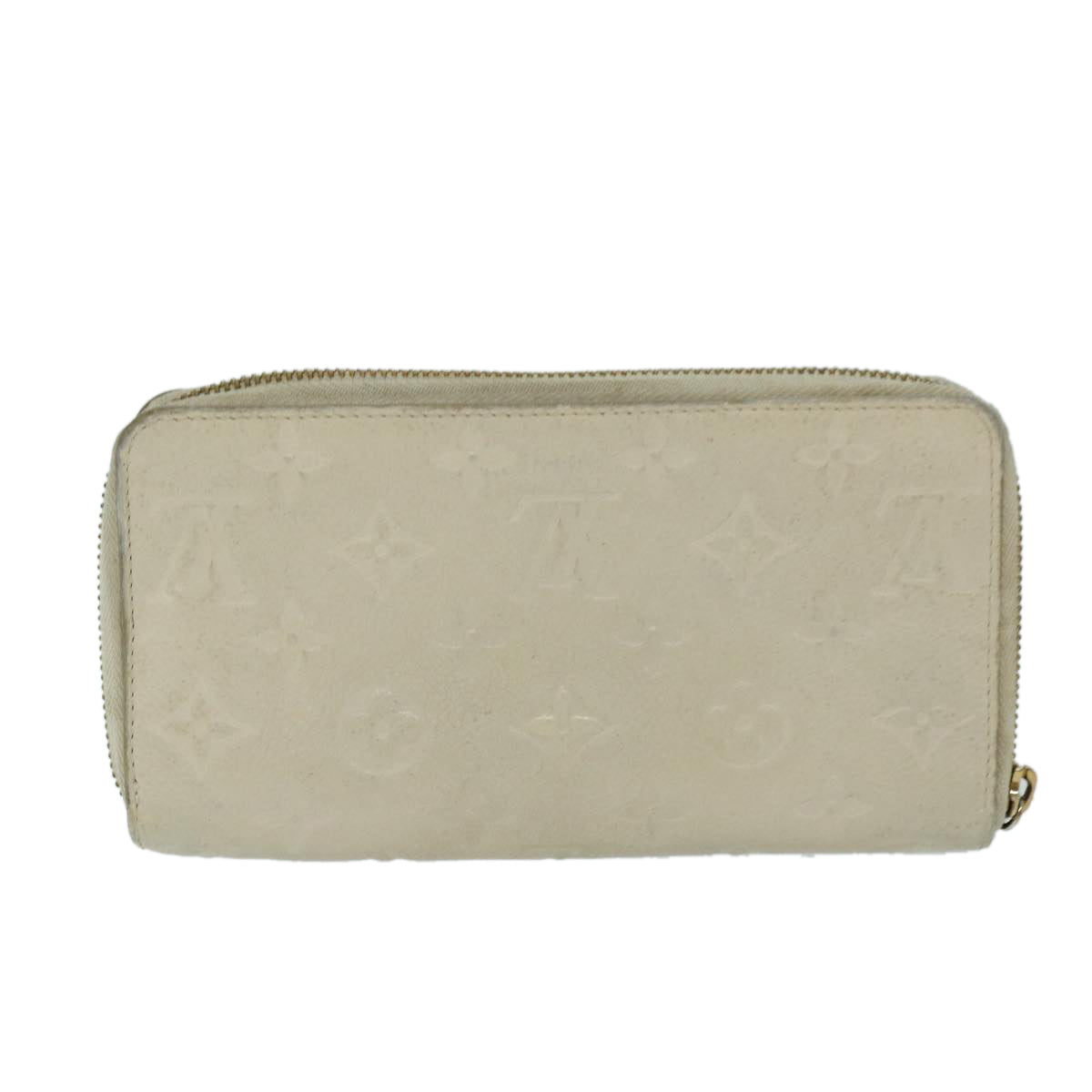 LOUIS VUITTON Empreinte Portefeuille Secret Ron Wallet White M93437 69536