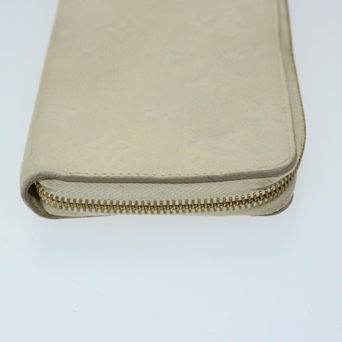 LOUIS VUITTON Empreinte Portefeuille Secret Ron Wallet White M93437 69536