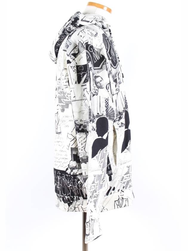 Luxury Fendi FY0918 Collage Hooded Sweatshirt L