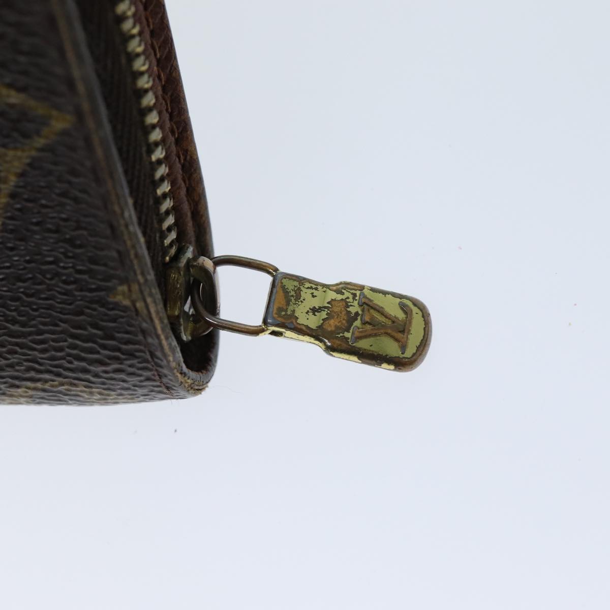 LOUIS VUITTON Monogram Porte Monnaie Zip Long Wallet M61727 LV 69544