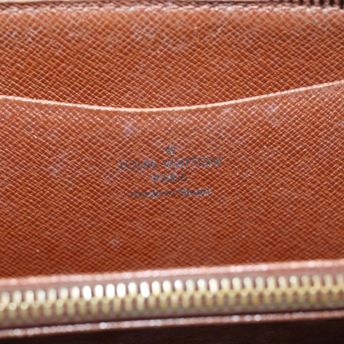 LOUIS VUITTON Monogram Porte Monnaie Zip Long Wallet M61727 LV 69544