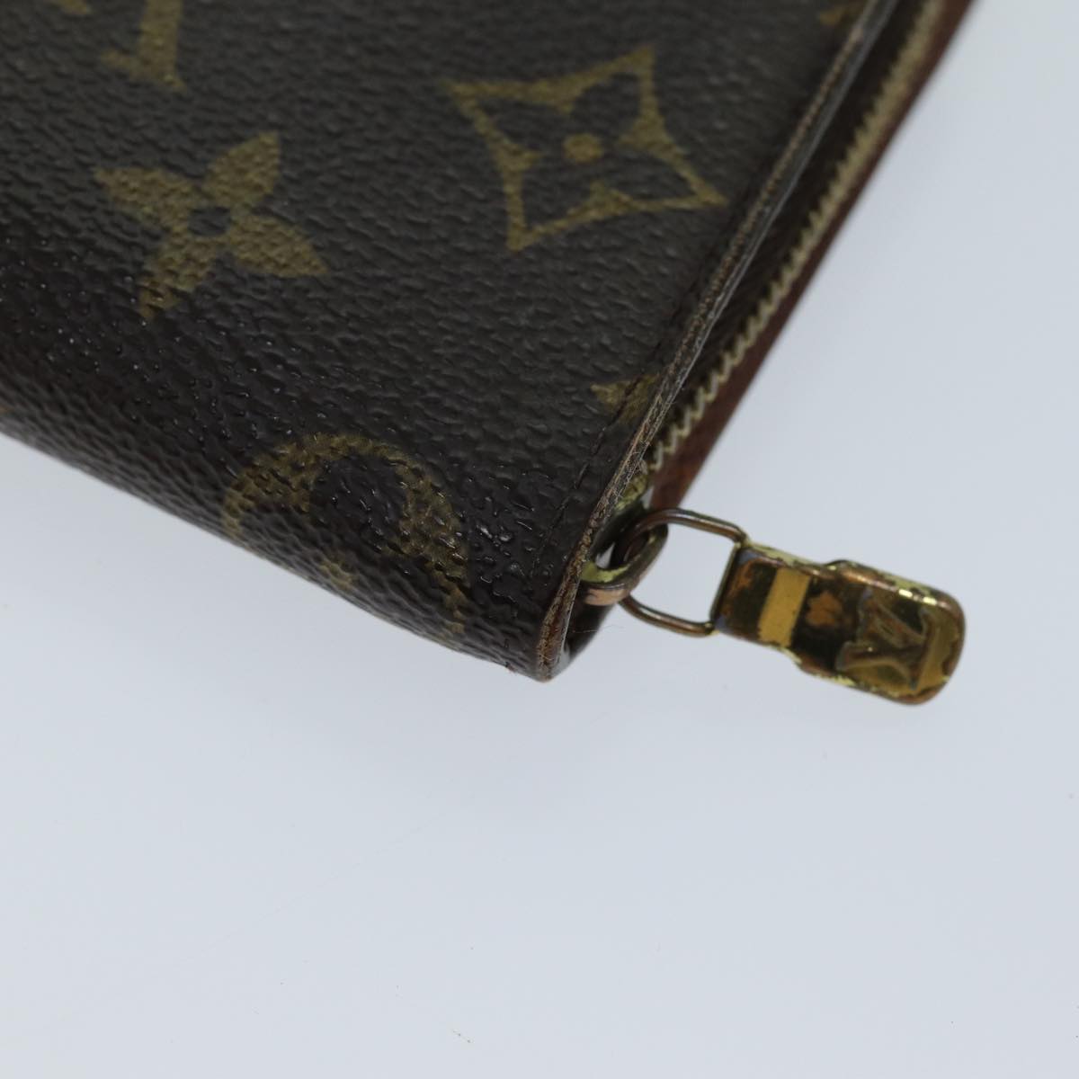LOUIS VUITTON Monogram Porte Monnaie Zip Long Wallet M61727 LV 69544