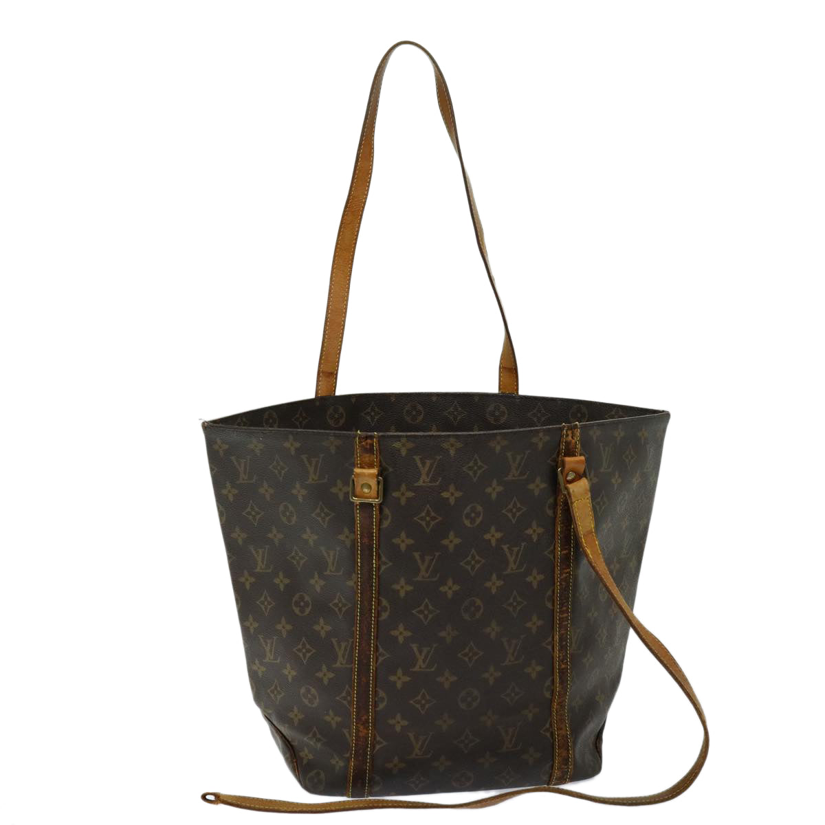 LOUIS VUITTON Monogram Sac Shopping Tote Bag M51108 LV 69581