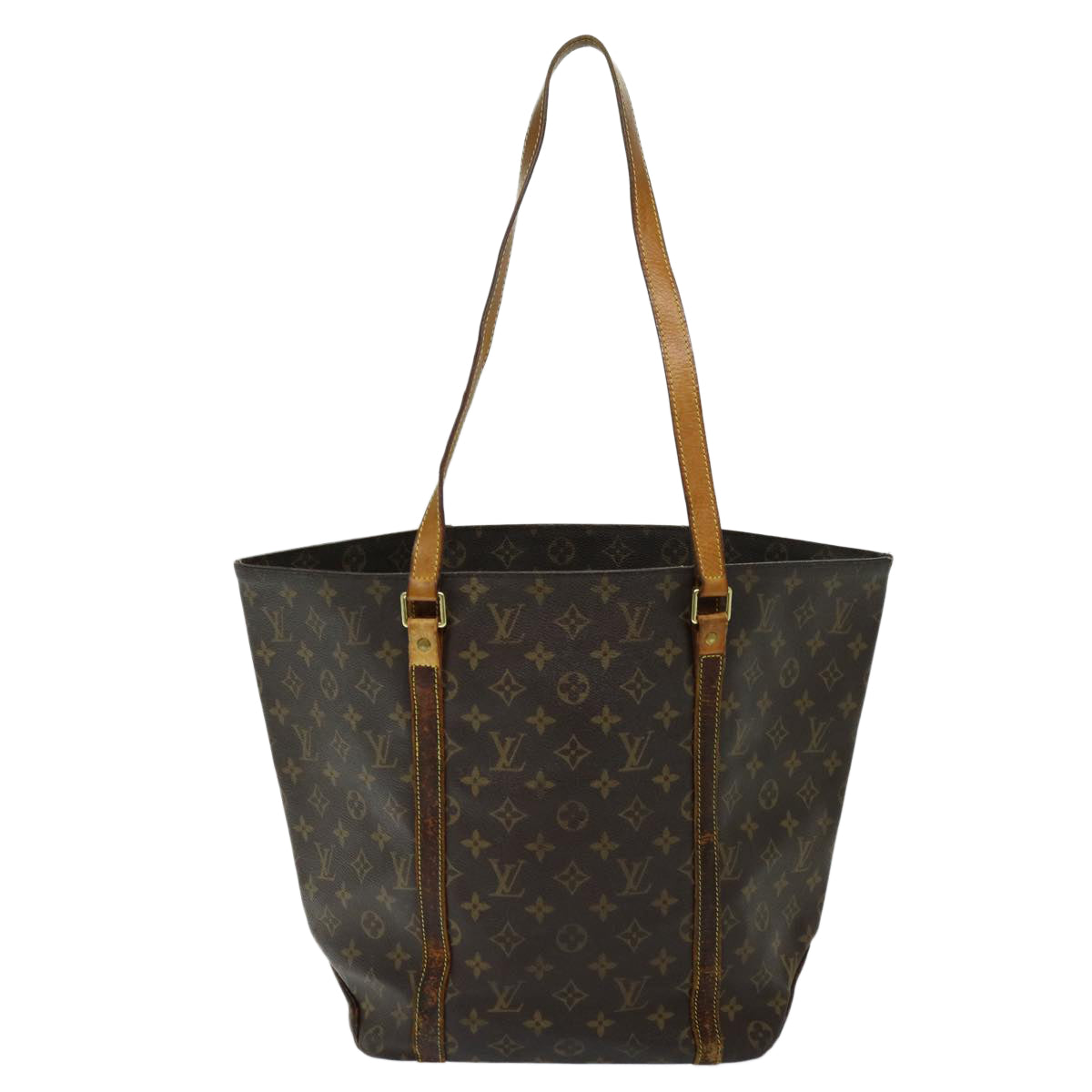 LOUIS VUITTON Monogram Sac Shopping Tote Bag M51108 LV 69581