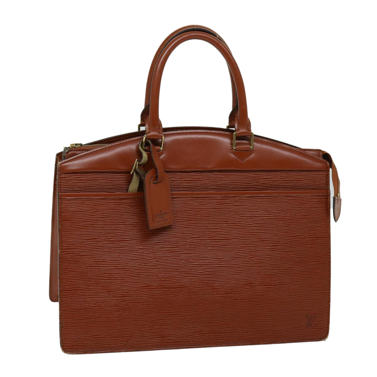 LOUIS VUITTON Epi Riviera Hand Bag Brown M48183 LV 69602