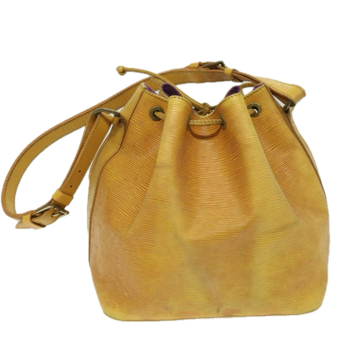 LOUIS VUITTON Epi Petit Noe Shoulder Bag Tassili Yellow M44109 LV 69603