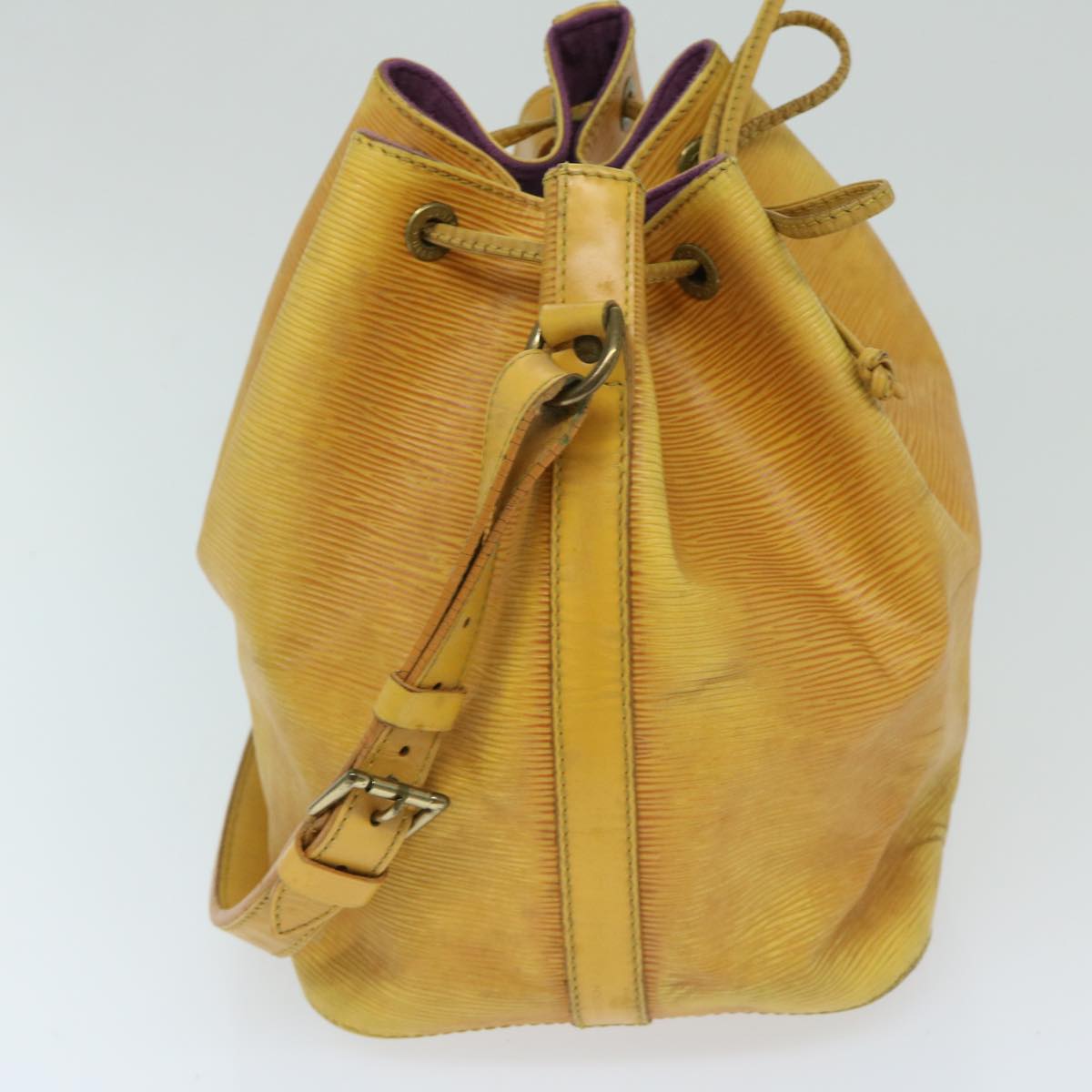 LOUIS VUITTON Epi Petit Noe Shoulder Bag Tassili Yellow M44109 LV 69603