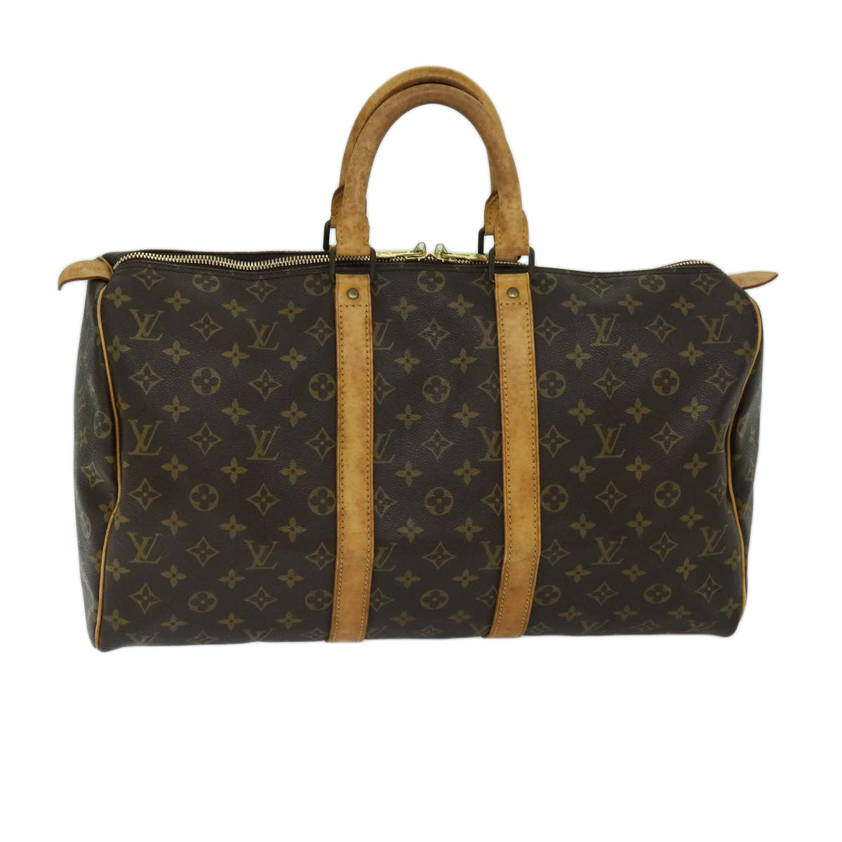 LOUIS VUITTON Monogram Keepall 45 Boston Bag M41428 LV 69618