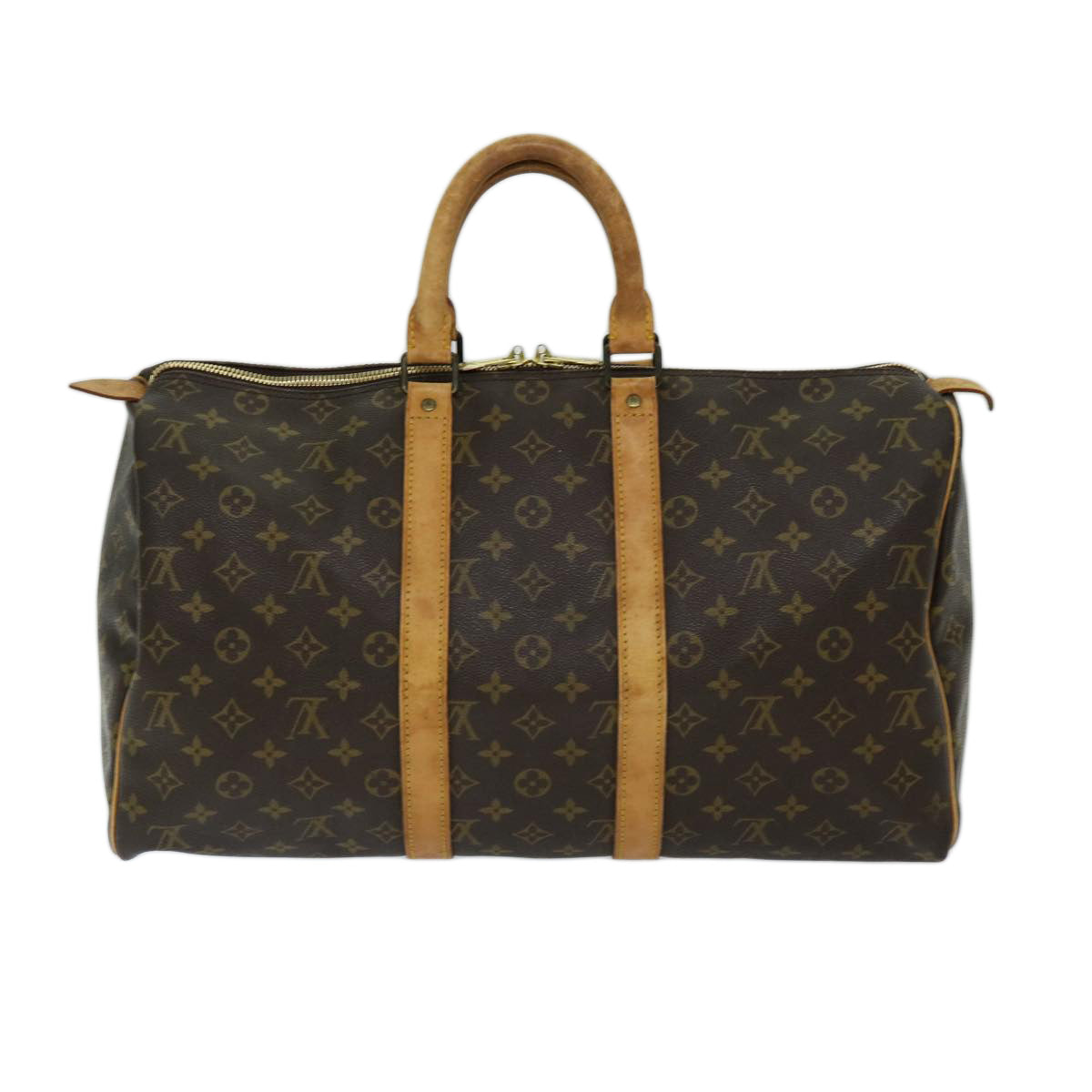 LOUIS VUITTON Monogram Keepall 45 Boston Bag M41428 LV 69618