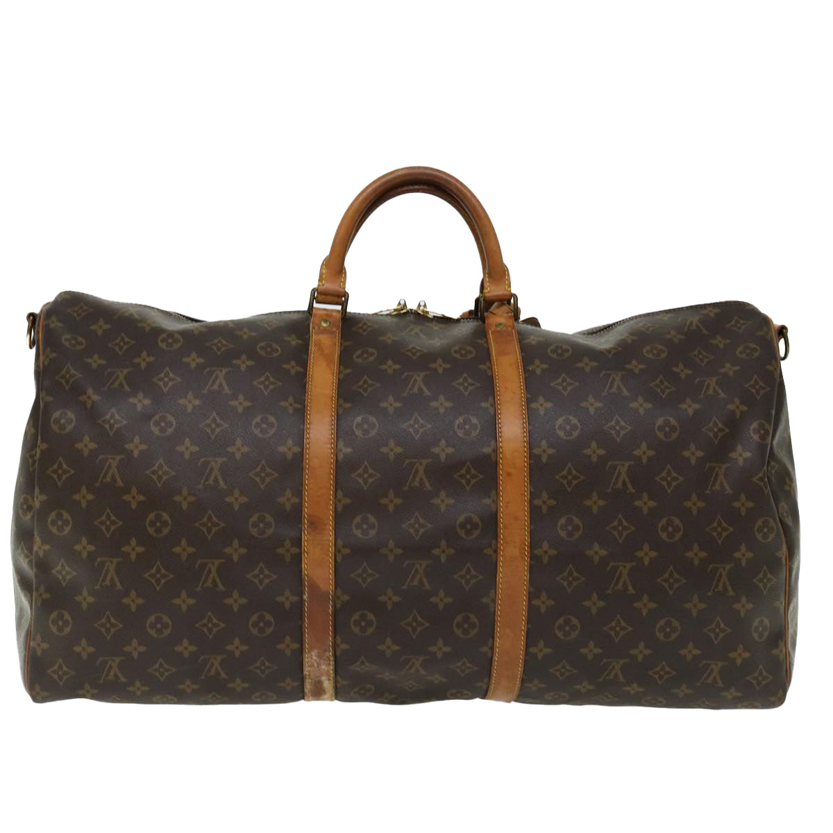 LOUIS VUITTON Monogram Keepall Bandouliere 60 Boston Bag M41412 LV 69621