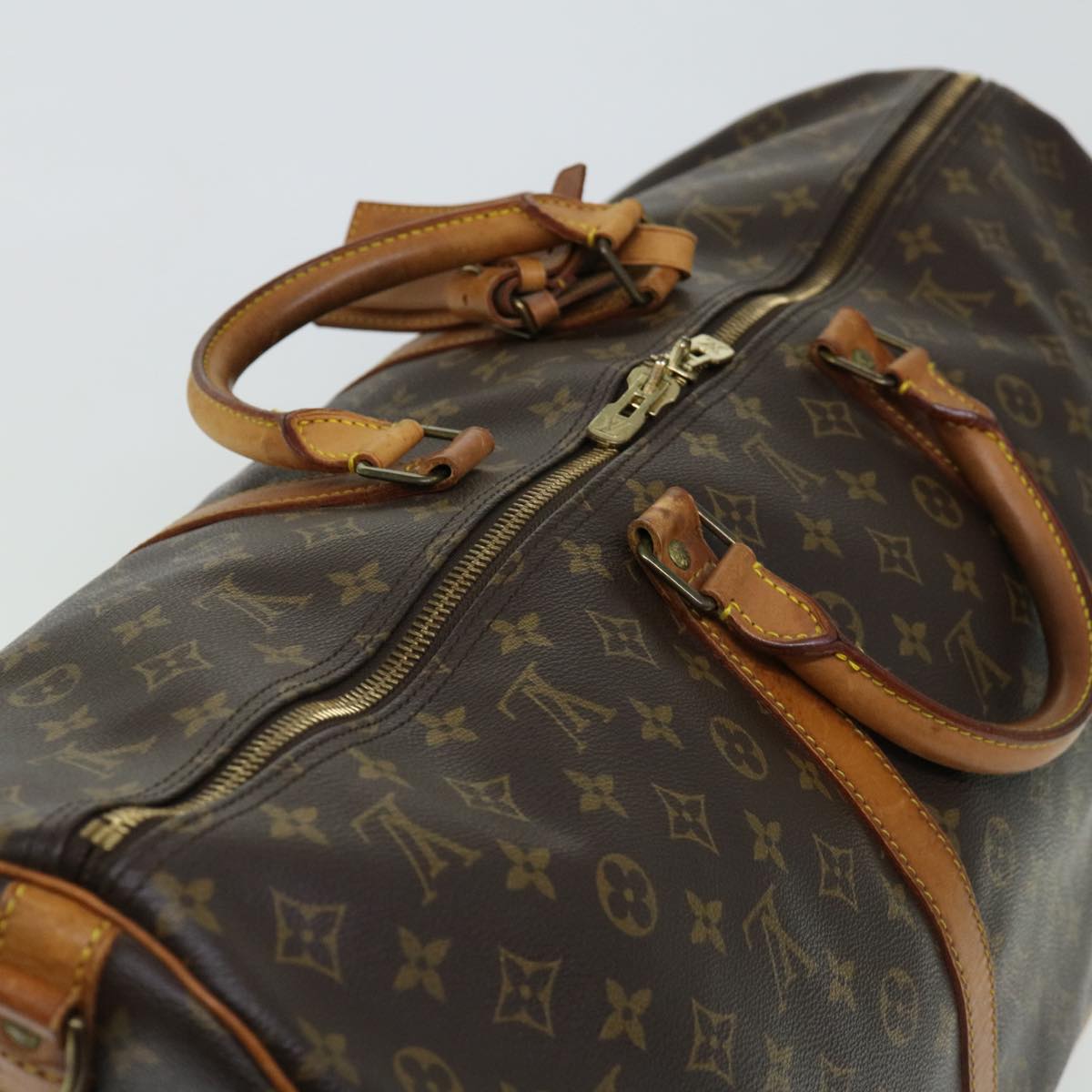 LOUIS VUITTON Monogram Keepall Bandouliere 60 Boston Bag M41412 LV 69621