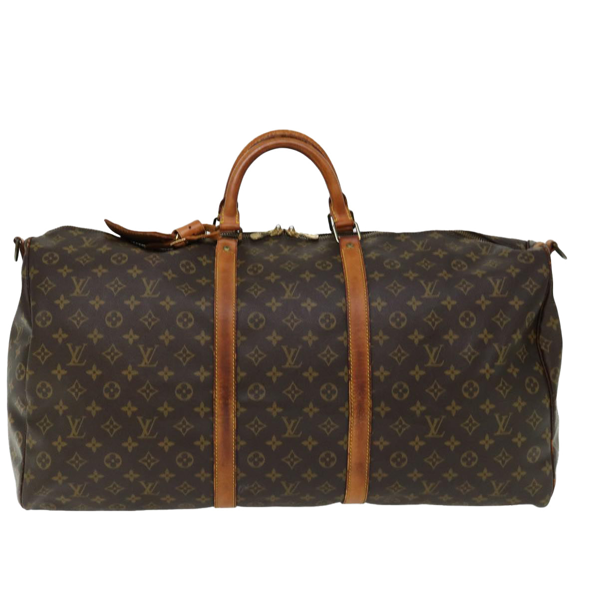 LOUIS VUITTON Monogram Keepall Bandouliere 60 Boston Bag M41412 LV 69622