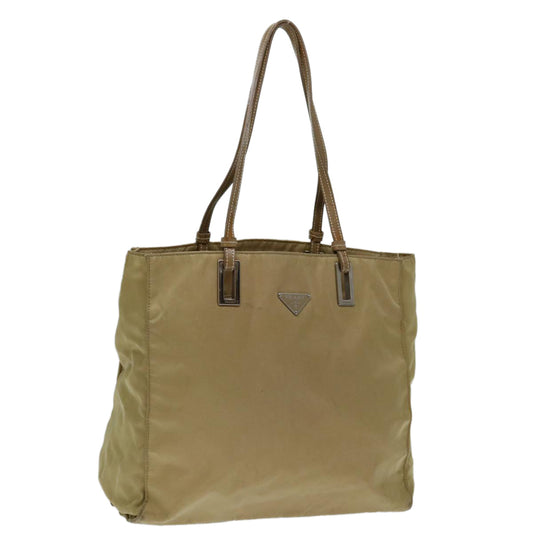 Luxury PradaTote Bag Nylon Beige 69660