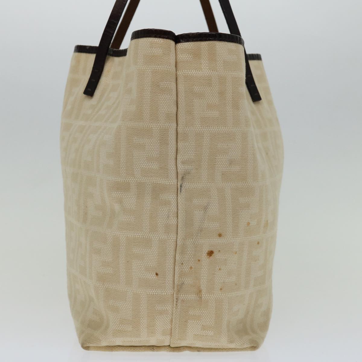 Luxury FendiZucca Canvas Tote Bag Beige69670
