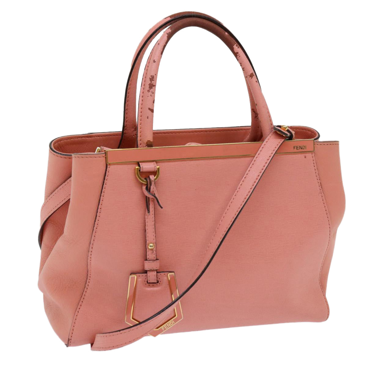 Luxury FendiHand Bag Leather 2way Pink69672