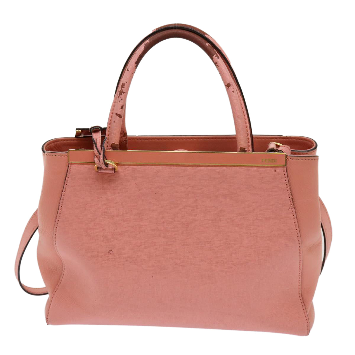 Luxury FendiHand Bag Leather 2way Pink69672