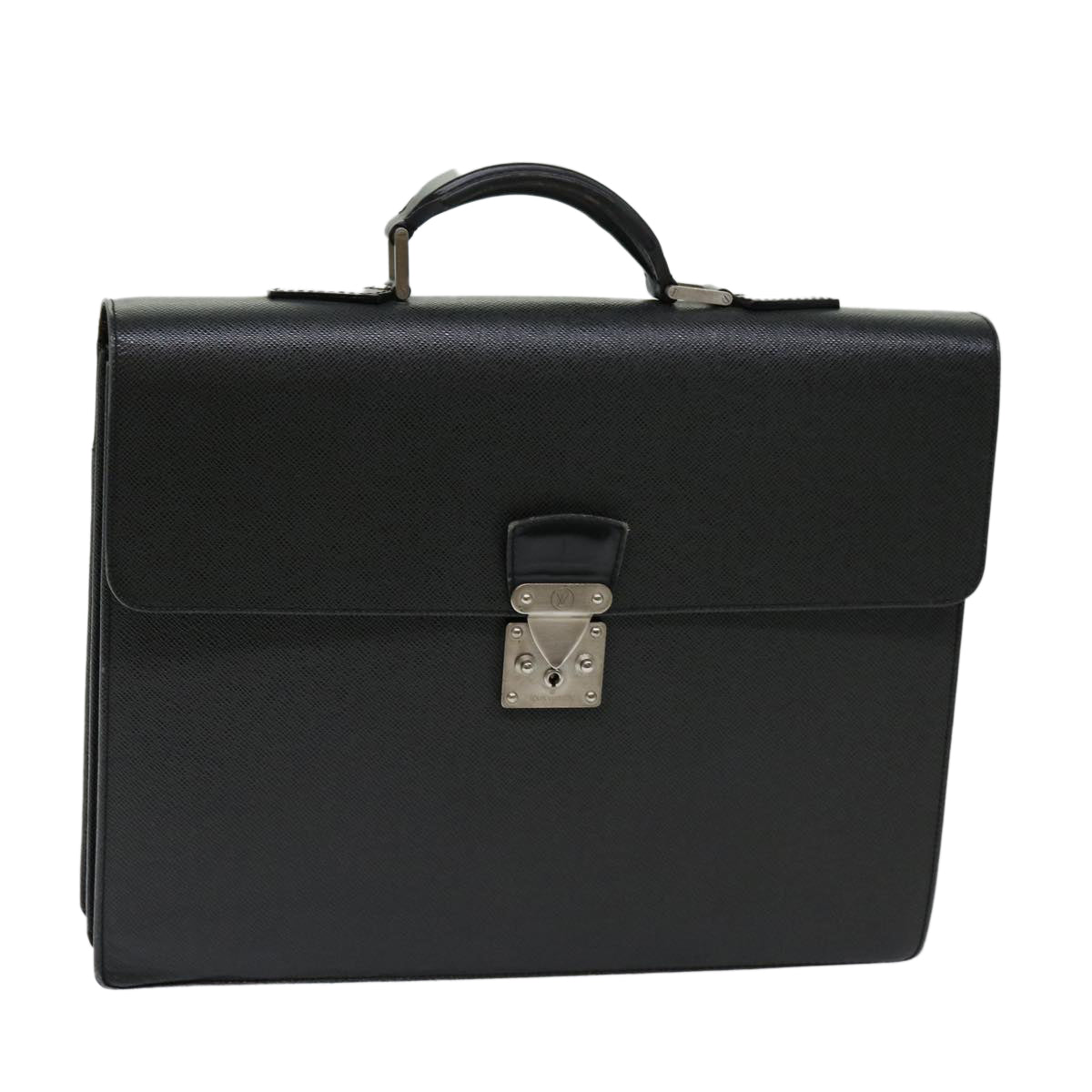LOUIS VUITTON Taiga Serviette Moskova Business Bag Ardoise M30032 LV 69688