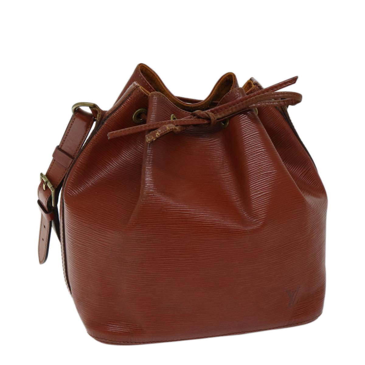 LOUIS VUITTON Epi Petit Noe Shoulder Bag Brown M44103 LV 69701