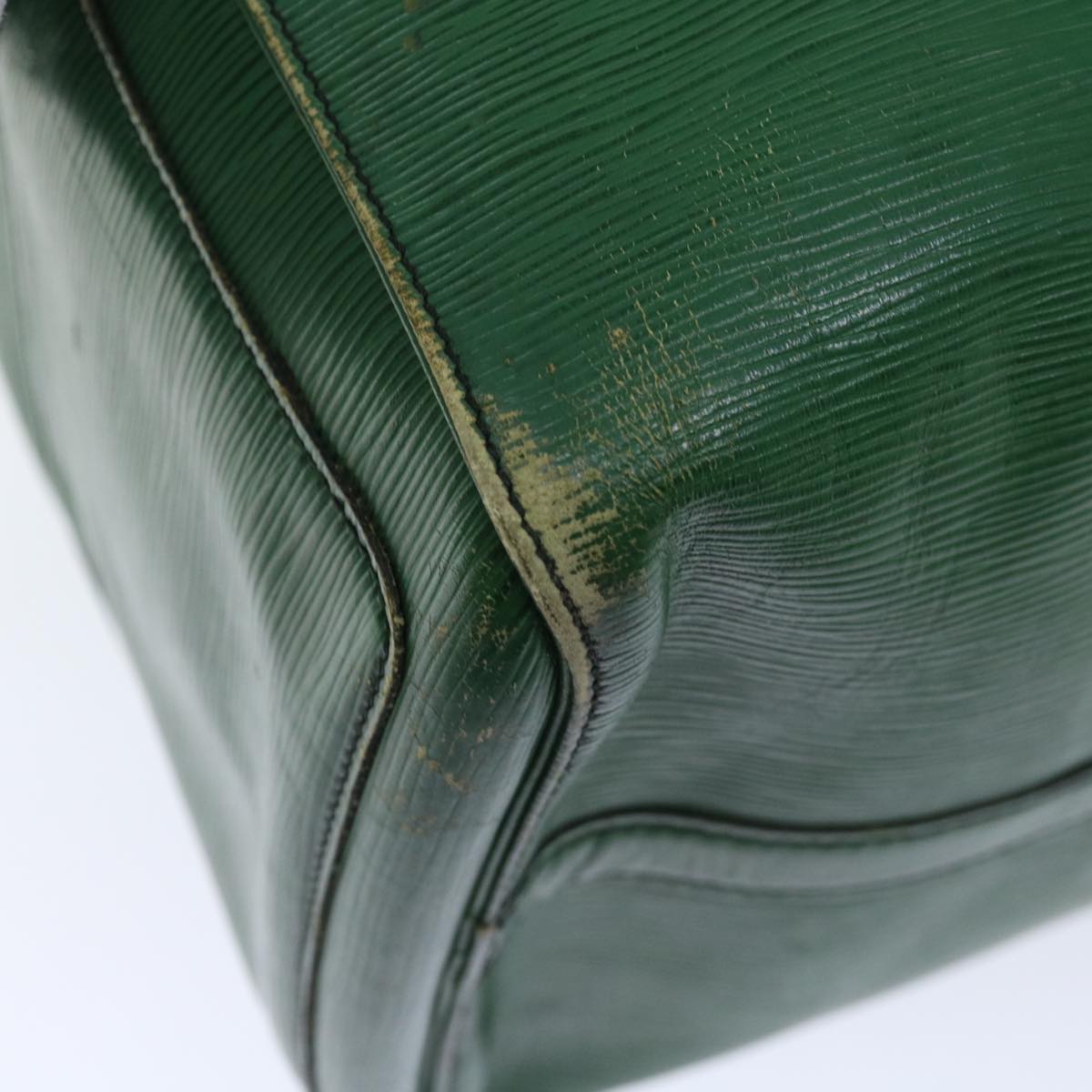 LOUIS VUITTON Epi Keepall 45 Boston Bag Green M42974 LV 69705