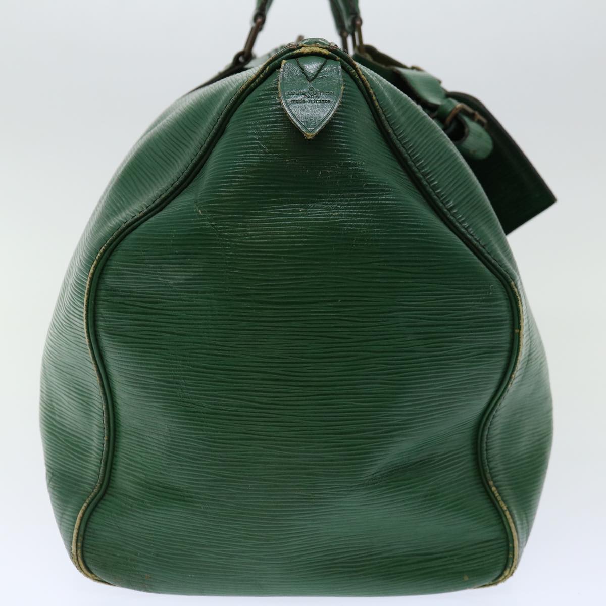 LOUIS VUITTON Epi Keepall 45 Boston Bag Green M42974 LV 69705