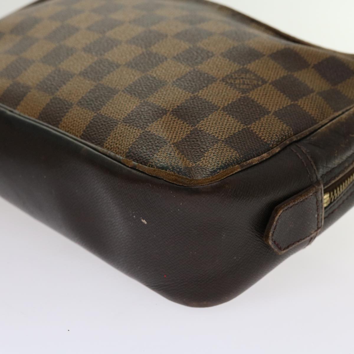 LOUIS VUITTON Damier Ebene Trousse Toilette Clutch Bag N47623 LV 69710