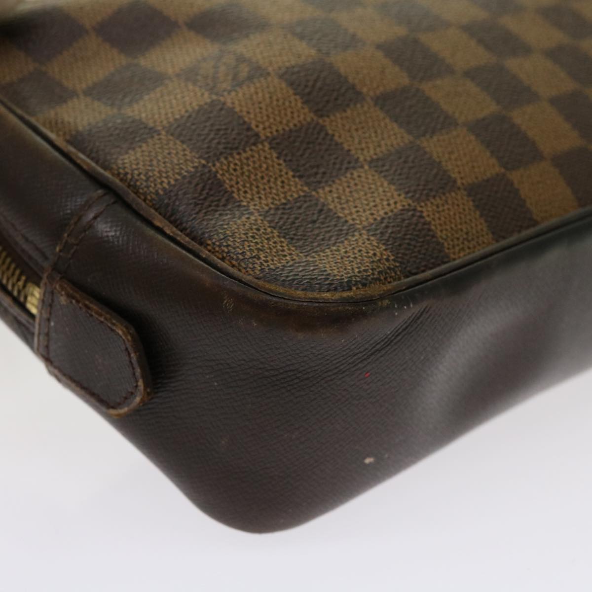 LOUIS VUITTON Damier Ebene Trousse Toilette Clutch Bag N47623 LV 69710