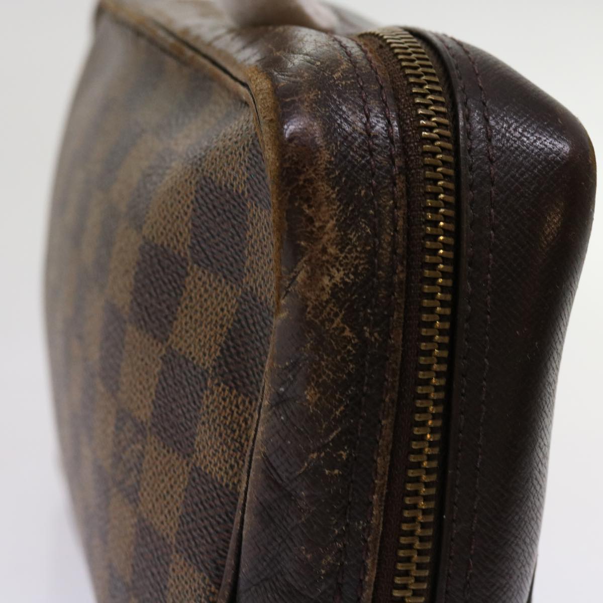 LOUIS VUITTON Damier Ebene Trousse Toilette Clutch Bag N47623 LV 69710