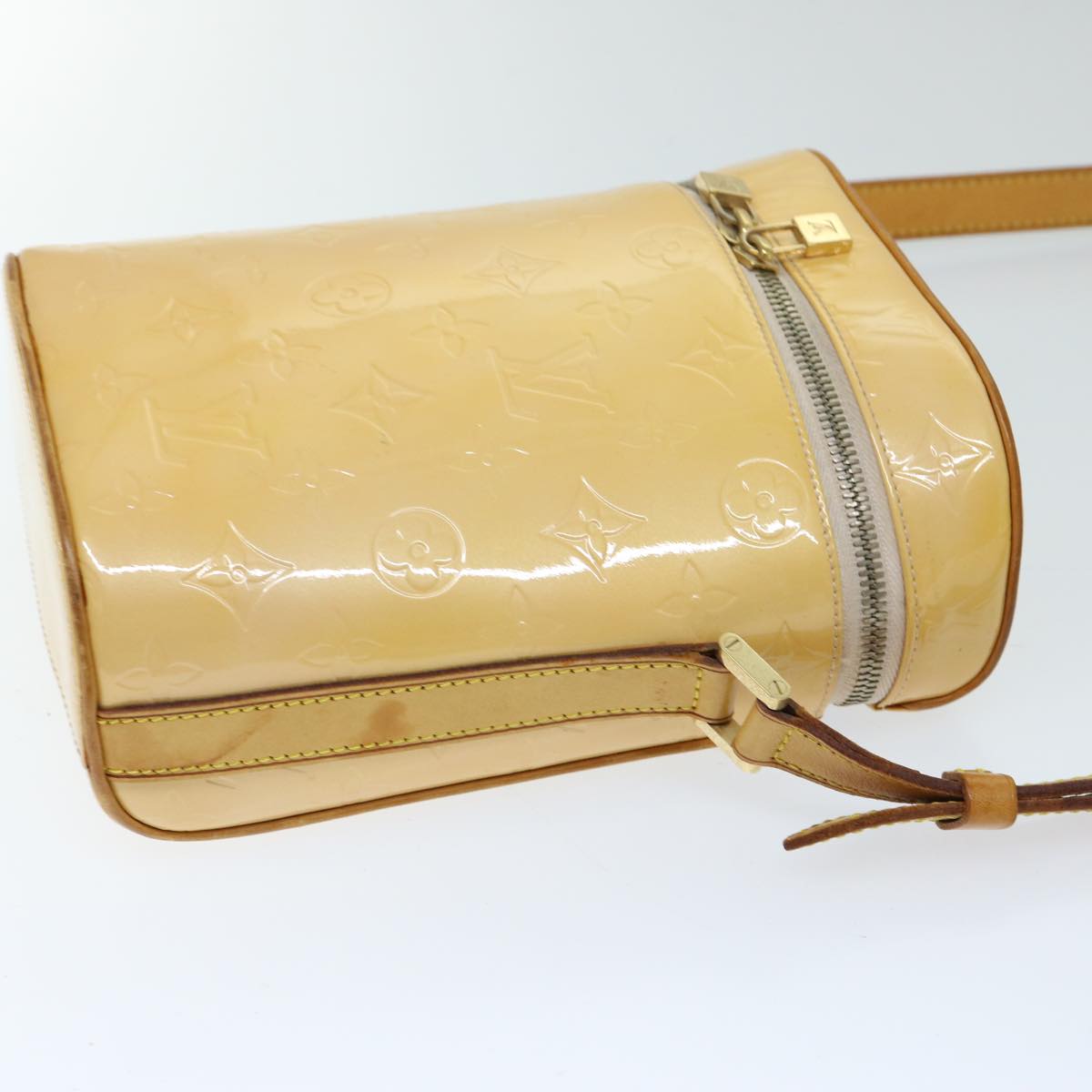 LOUIS VUITTON Vernis Sullivan Vertical Bag Marshmallow Pink M91298 LV 69713