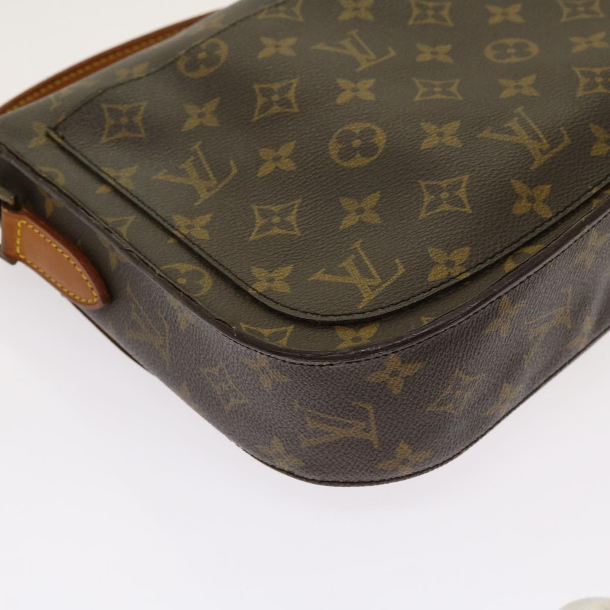 LOUIS VUITTON Monogram Saint Cloud GM Shoulder Bag M51242 LV 69714