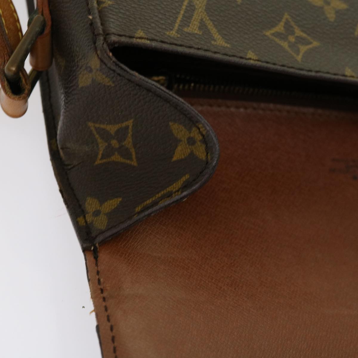 LOUIS VUITTON Monogram Saint Cloud GM Shoulder Bag M51242 LV 69714